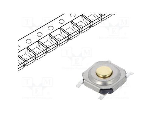 Microinterruptor TACT, SPST-NO, Pos: 2, 0,05A/12V.