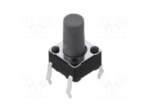Microinterruptor TACT, SPST-NO, Pos: 2, 0,05A/12V.