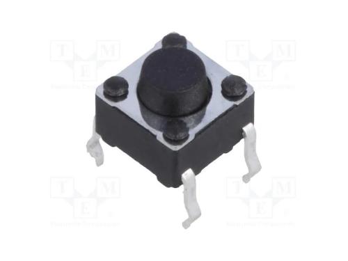 Microinterruptor TACT, SPST-NO, Pos: 2, 0,05A/12V.