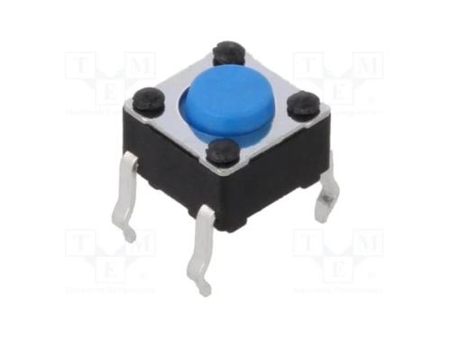 Microinterruptor TACT, SPST-NO, Pos: 2, 0,05A/12V.