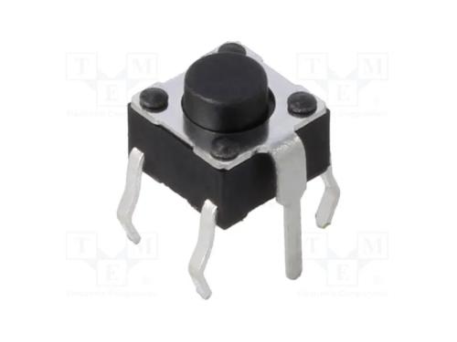 Microinterruptor TACT, SPST-NO, Pos: 2, 0,05A/12V.