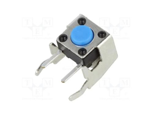 Microinterruptor TACT, SPST-NO, Pos: 2, 0,05A/12V.