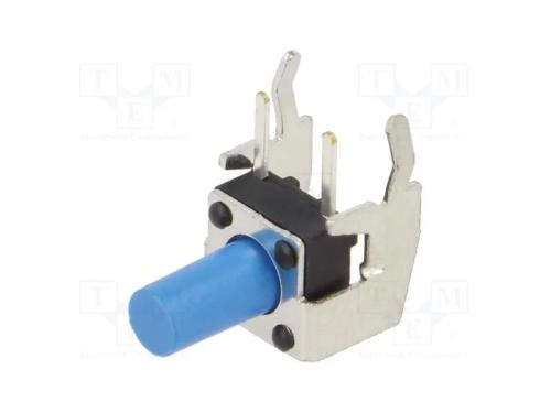 Microinterruptor TACT, SPST-NO, Pos: 2, 0,05A/12V.