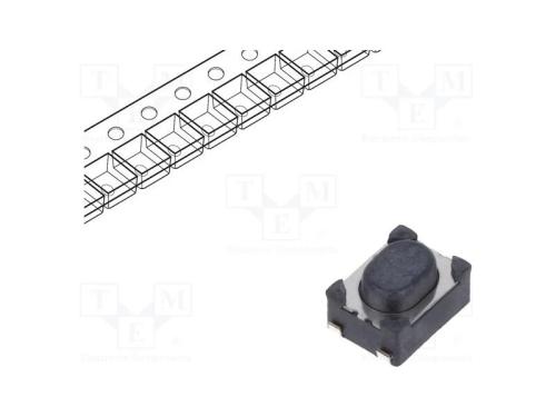 Microinterruptor TACT, SPST-NO, Pos: 2, 0,05A/16V.