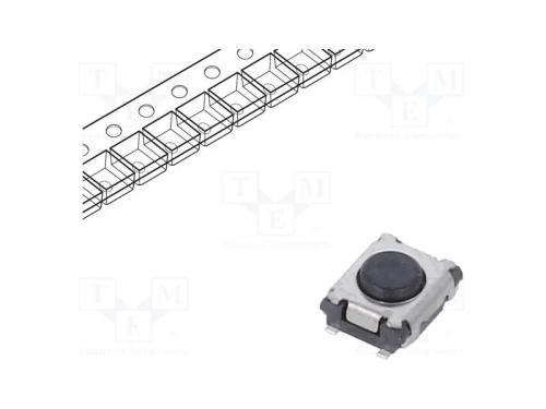 Microinterruptor TACT, SPST-NO, Pos: 2, 0,05A/12V.