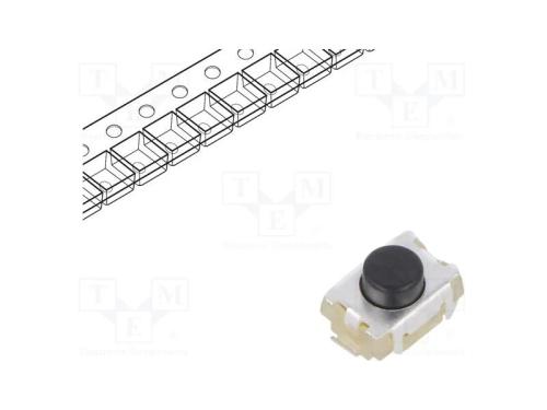 Microinterruptor TACT, SPST-NO, Pos: 2, 0,05A/12V.