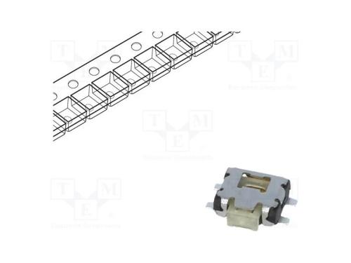 Microinterruptor TACT, SPST-NO, Pos: 2, 0,05A/12V.