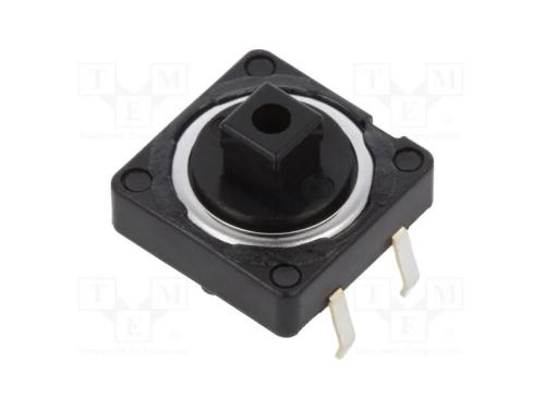 Microinterruptor TACT, SPST-NO, Pos: 2, 0,05A/12V.