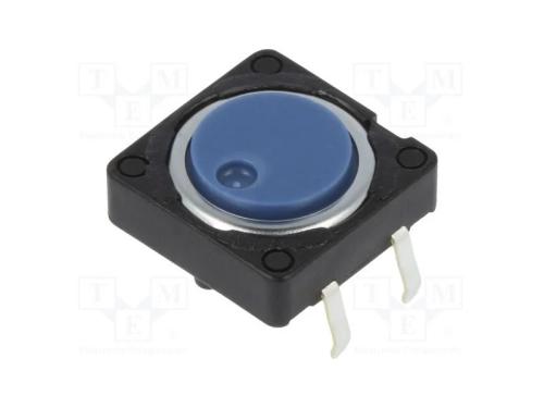 Microinterruptor TACT, SPST, Pos: 2, 0,05A/12VDC,.