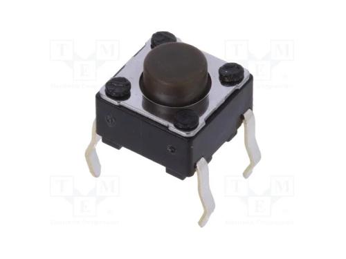 Microinterruptor TACT, SPST, Pos: 2, 0,05A/12VDC,.