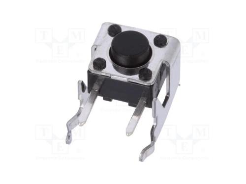 Microinterruptor TACT, SPST, Pos: 2, 0,05A/12VDC,.