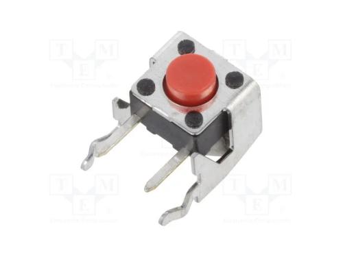 Microinterruptor TACT, SPST-NO, Pos: 2, 0,05A/12V.