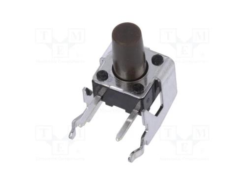 Microinterruptor TACT, SPST, Pos: 2, 0,05A/12VDC,.