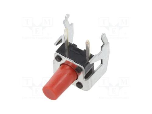 Microinterruptor TACT, SPST, Pos: 2, 0,05A/12VDC,.