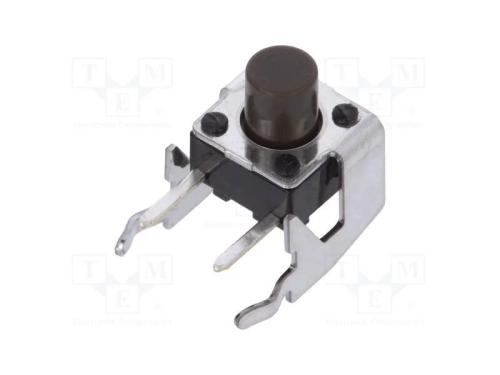 Microinterruptor TACT, SPST, Pos: 2, 0,05A/12VDC,.