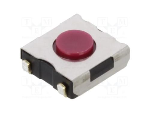 Microinterruptor TACT, SPST-NO, Pos: 2, 0,05A/12V.