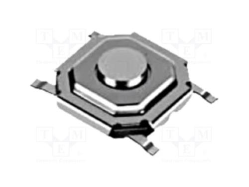 Microinterruptor TACT, SPST-NO, Pos: 2, 0,05A/12V.