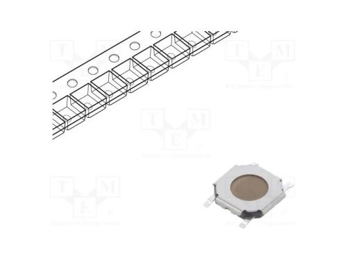 Microinterruptor TACT, SPST-NO, Pos: 2, 0,05A/12V.
