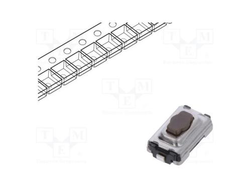 Microinterruptor TACT, SPST, Pos: 2, 0,05A/12VDC,.