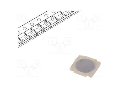 Microinterruptor TACT, SPST, Pos: 2, 0,05A/12VDC,.