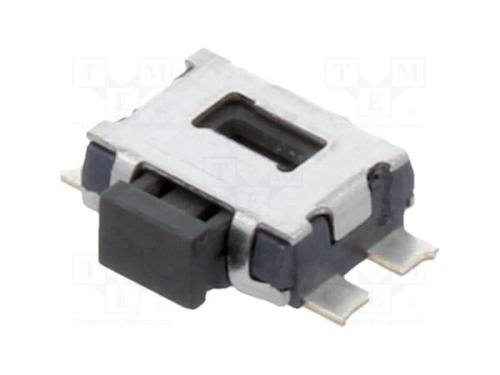 Microinterruptor TACT, SPST, Pos: 2, 0,05A/12VDC,.