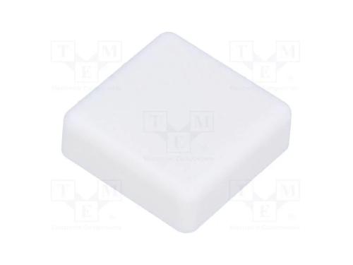 Tecla, quadrada, branco, 12x12mm, TACTS-24N-F,TAC.