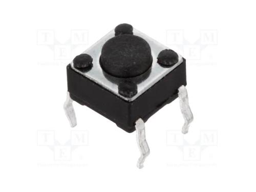 Microinterruptor TACT, SPST-NO, Pos: 2, 0,05A/12V.