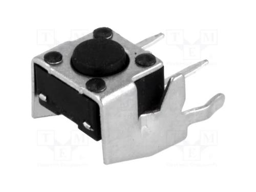 Microinterruptor TACT, SPST-NO, Pos: 2, 0,05A/12V.