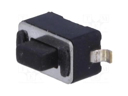 Microinterruptor TACT, SPST-NO, Pos: 2, 0,05A/12V.