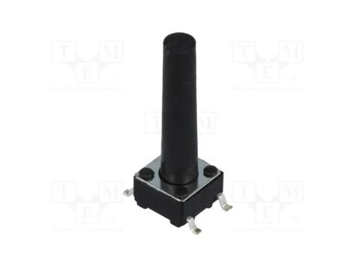 Microinterruptor TACT, SPST-NO, Pos: 2, 0,05A/12V.