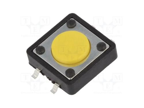 Microinterruptor TACT, SPST-NO, Pos: 2, 0,05A/12V.
