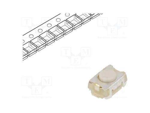 Microinterruptor TACT, SPST-NO, Pos: 2, 0,05A/12V.