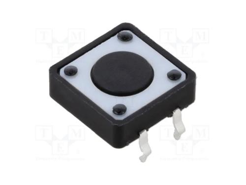 Microinterruptor TACT, SPST-NO, Pos: 2, 0,05A/12V.