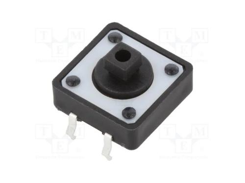 Microinterruptor TACT, SPST-NO, Pos: 2, 0,05A/12V.