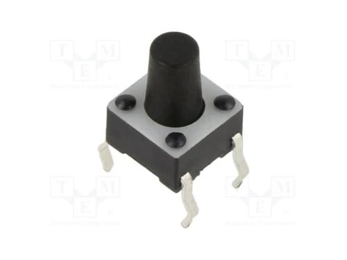Microinterruptor TACT, SPST-NO, Pos: 2, 0,05A/12V.