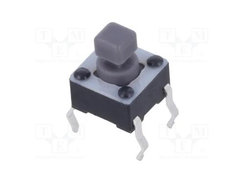 Microinterruptor TACT, SPST-NO, Pos: 2, 0,05A/12V.