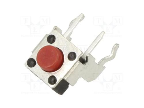 Microinterruptor TACT, SPST-NO, Pos: 2, 0,05A/50V.