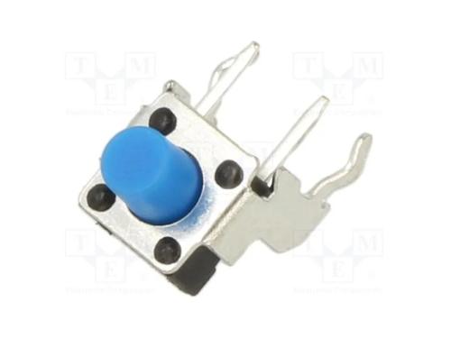 Microinterruptor TACT, SPST-NO, Pos: 2, 0,05A/50V.