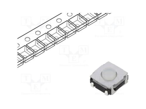 Microinterruptor TACT, SPST-NO, Pos: 2, 0,05A/12V.
