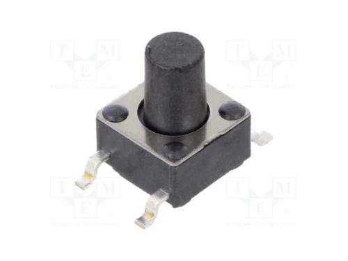 Microinterruptor TACT, SPST-NO, Pos: 2, 0,05A/12V.