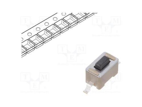 Microinterruptor Tact, Spst-No, Pos: 2, 0,05a/12vdc, Smt, 1,77n