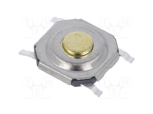 Microinterruptor TACT, SPST, Pos: 2, 0,05A/12VDC,.