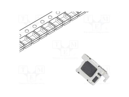 Microinterruptor TACT, SPST, Pos: 2, 0,05A/12VDC,.
