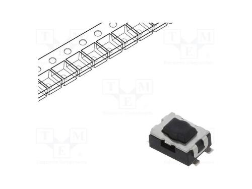Microinterruptor TACT, SPST, Pos: 2, 0,05A/32VDC,.