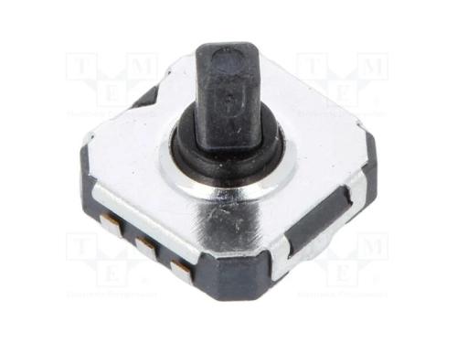 Microinterruptor TACT, Pos: 2, 0,05A/12VDC, SMT, .