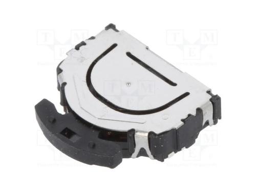 Microinterruptor TACT, Pos: 2, 0,01A/5VDC, SMT, n.