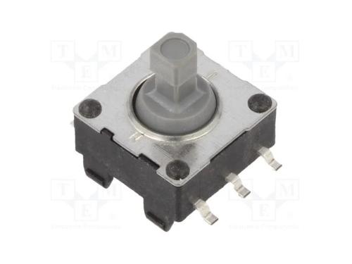 Microinterruptor TACT, SPST-NO, Pos: 2, 0,02A/15V.