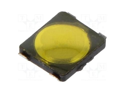 Microinterruptor TACT, Pos: 2, 0,05A/12VDC, SMT, .