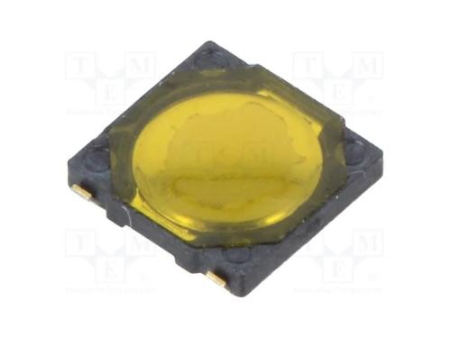 Microinterruptor TACT, Pos: 2, 0,05A/12VDC, SMT, .