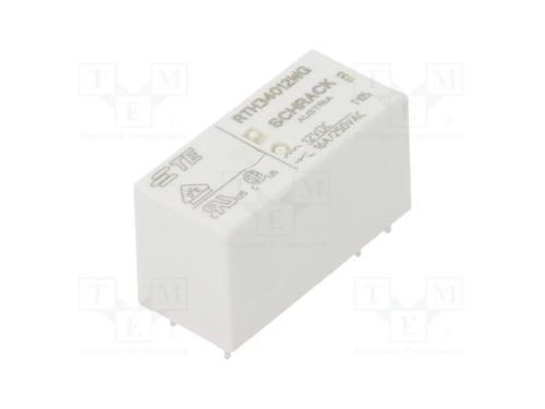 Relé: Eletromagnético, Spst-No, Ubobina: 12vdc, 16a/250vac, Tht